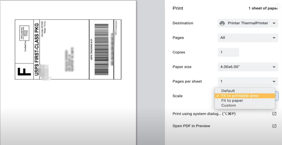 How to Print Mercari & UPS Shipping Labels with a 4x6 Thermal Label